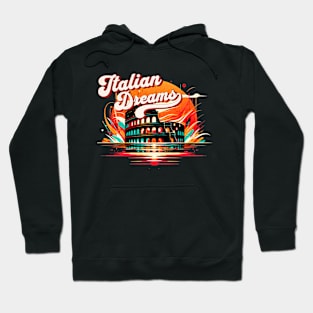 Roman Colosseum Italian Dreams Design Hoodie